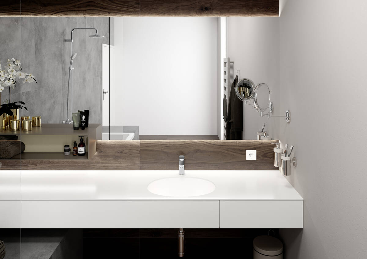 Смеситель для раковины HANSGROHE Vernis Blend 71551000 со сливным гарнитуром, хром