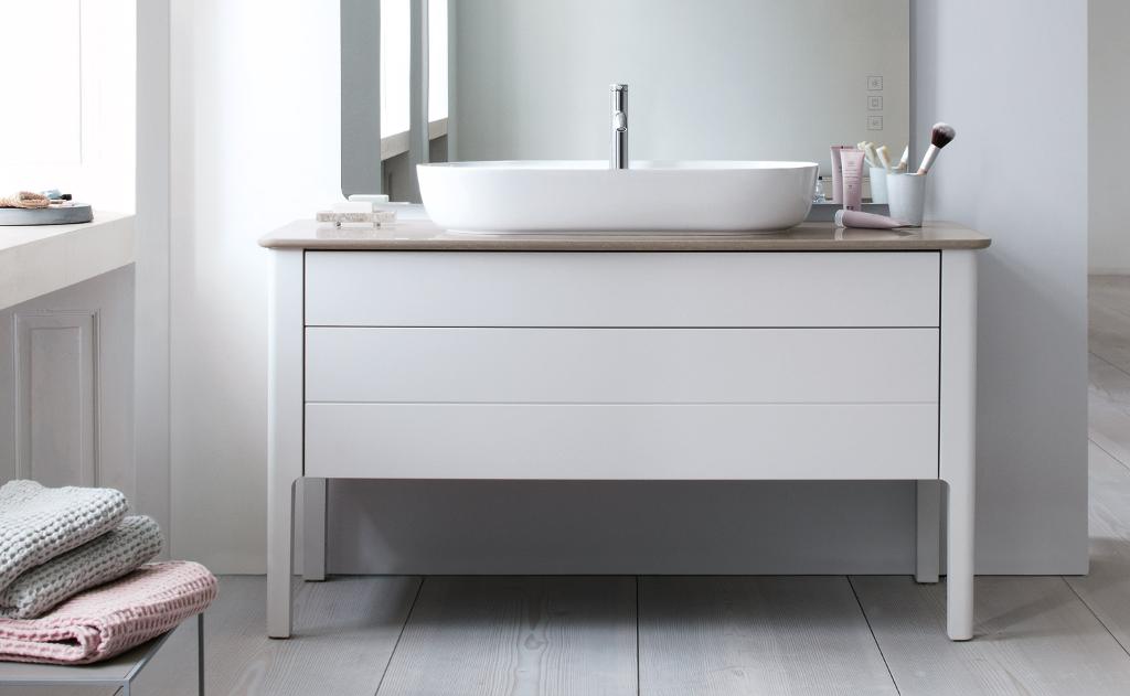 Столешница для раковины Duravit Luv LU946602525 кварцевый камень песочный структурный