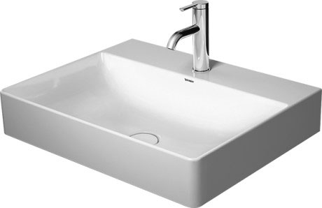 Раковина с глазуровкой снизу Duravit DuraSquare 235360 60х47x14cм