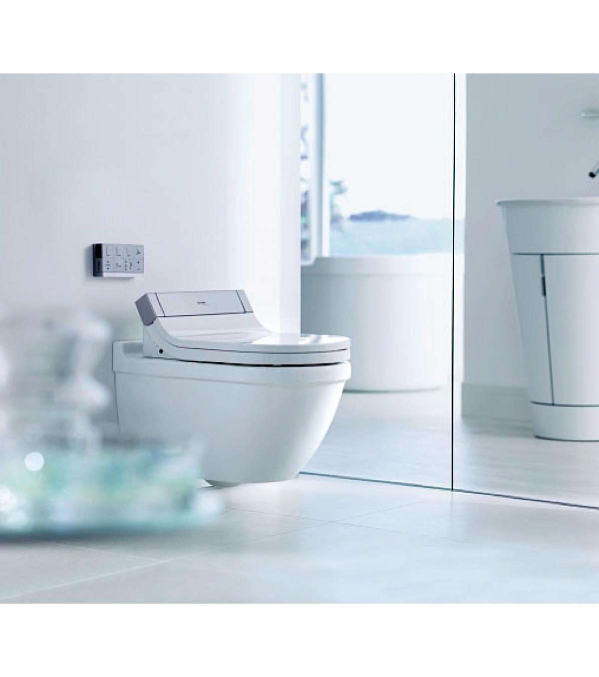Унитаз подвесной Duravit DuraStyle 2537590000 с вертикальным смывом, для SensoWash, белый