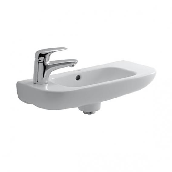 Раковина подвесная Duravit D-Code 07053600092 с отверстием для смесителя слева, с переливом, белая