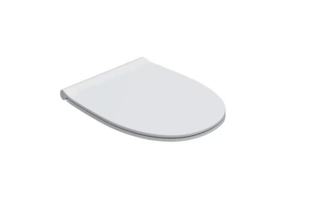 Сиденье для унитаза GLOBO 4ALL  MD022BI  450 мм х 360 мм, съёмное, с Soft-Close, цвет белый глянцевый