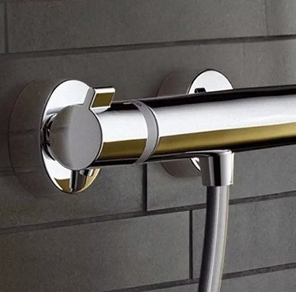 Термостат для ванны Hansgrohe Ecostat Comfort 13114140 цвет Шлифованная бронза
