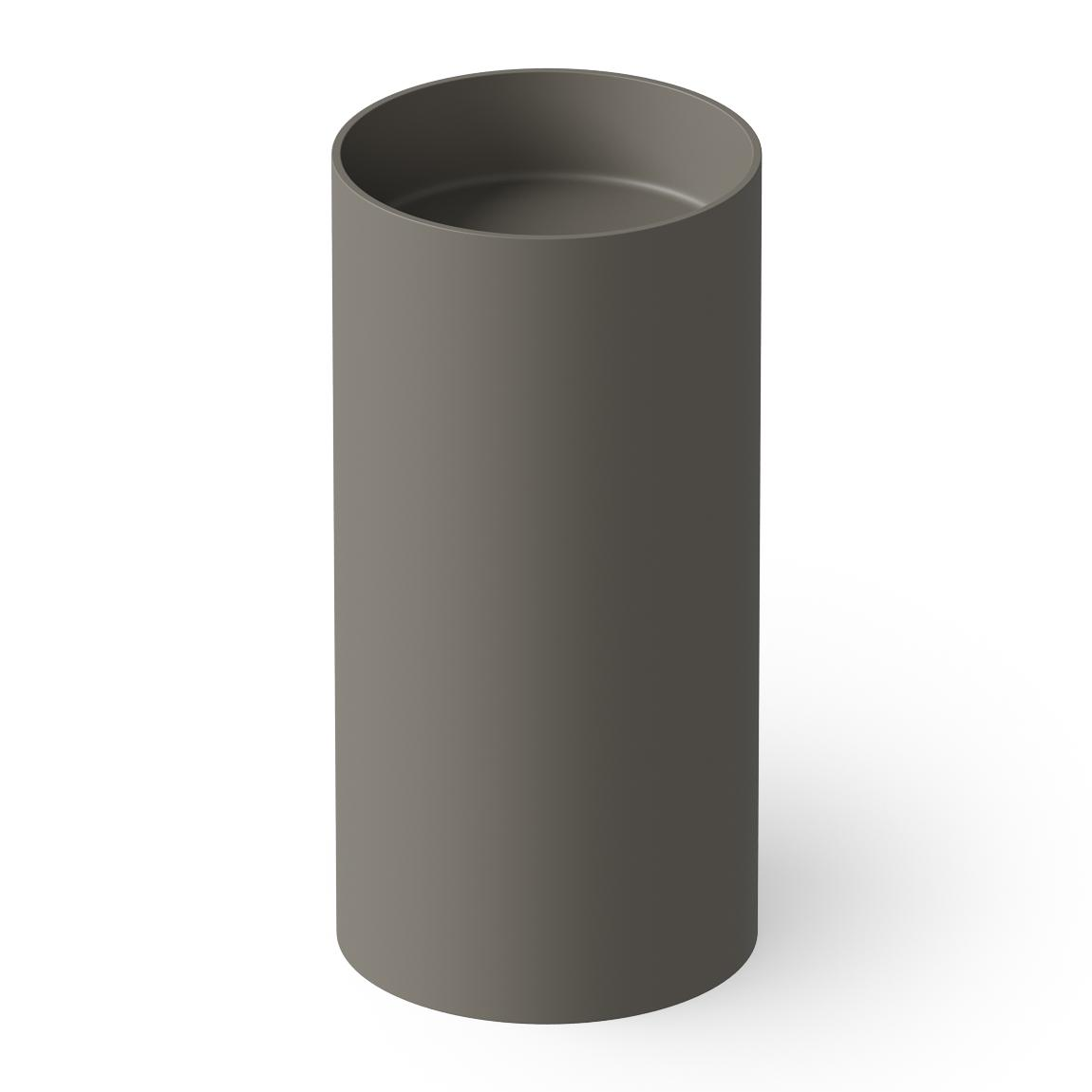 Раковина напольная DEA DESIGN Pedestal Basin DD2012 450 3   Ø 450 х 900 мм, из композита, с донным клапаном, цвет серый Grey №3