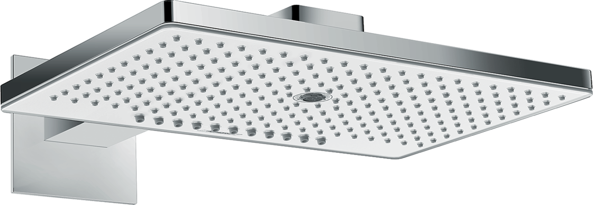 Верхний душ с настенным держателем Hansgrohe Rainmaker Select 24007400 Хром/Белый