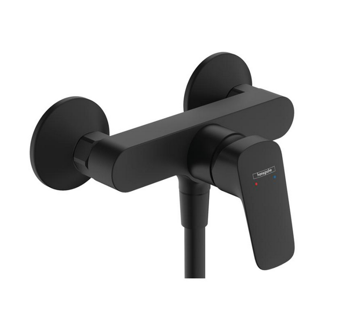 Cмеситель для душа на 2 отверстия HANSGROHE LOGIS 71600670 цвет Чёрный матовый