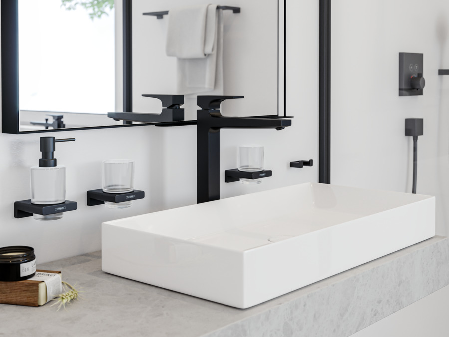 Двойной крючок HANSGROHE AddStoris 41755000 Хром