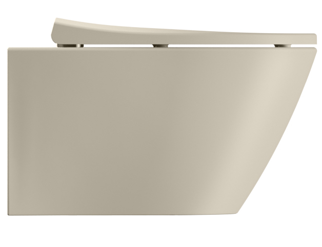 Унитаз подвесной безободковый GSI MODO 9816FR508 520 мм х 370 мм, с Swirlflush, с креплением, цвет Creta Matte (старый артикул 981608 / 9816FR208)