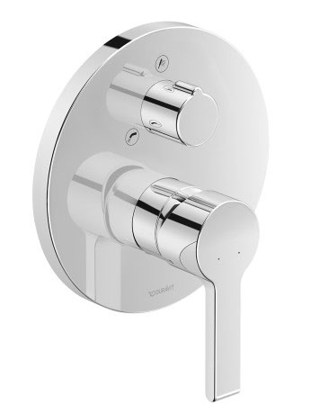 Однорычажный смеситель для душа Duravit B.2  B25210018010, хром