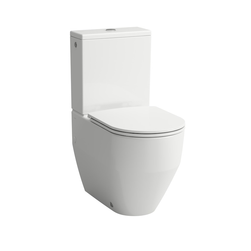  Напольный комбинированный унитаз Laufen  Pro new  8.2595.2.400.231.1 с боковыми отверстиями, с LCC
