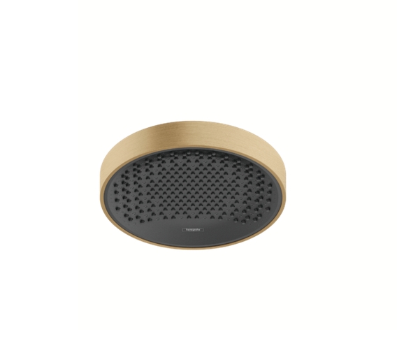 Верхний душ круглый потолочный HANSGROHE Rainfinity 26228140   250 1jet, цвет Шлифованная бронза