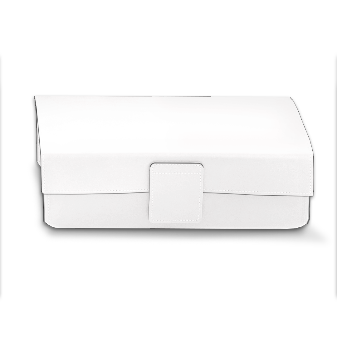 Коробка универсальная с крышкой   DECOR WALTHER NAPPA UTBD   0938650   10 X 25 X 17 см, натуральная кожа. цвет  белоснежный Snow White