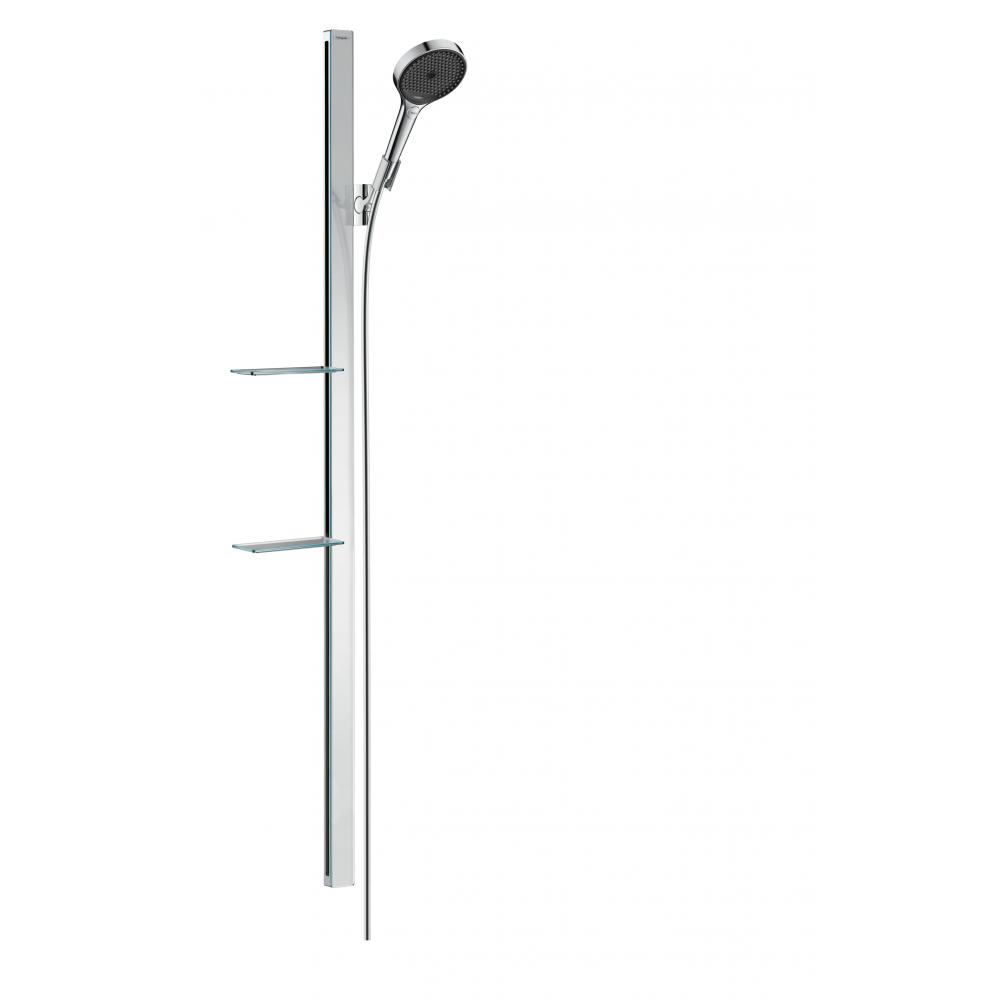 Душевой набор с двумя полками Hansgrohe Rainfinity 27674000 хром