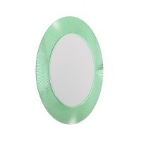 Зеркало круглое   Laufen  Kartell  3.8633.1.092.000.1  78 см, рама пластик зеленый изумрудный