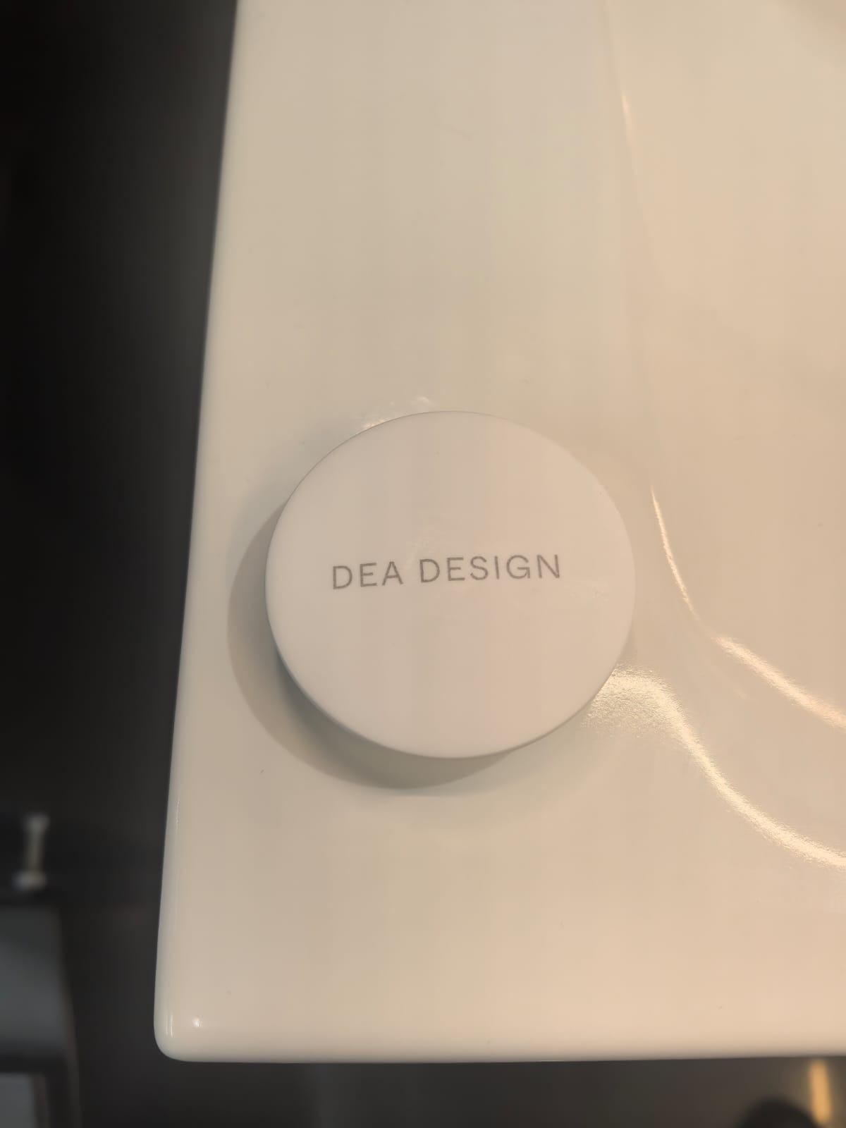 Крышка донного клапана для раковины DEA DESIGN  DD4230 3  из искусственного камня Solid Suface, цвет Grey №3