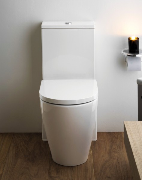 Бачок для унитаза  Kartell by Laufen  8.2933.1.757.871.1 подвод воды сзади вверху, белый матовый, с внутренним пластиковым бачком
