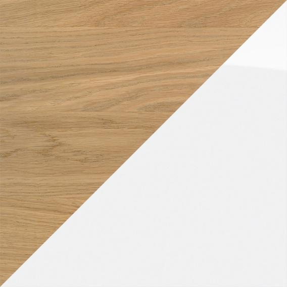 Тумба подвесная правая DURAVIT White Tulip WT4240RH585 298 мм х 384 мм, с одной дверцей, белый глянцевый/дуб натуральный