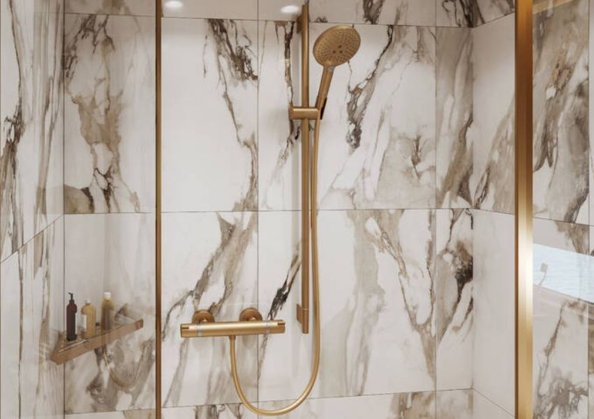 Ручной душ HANSGROHE Raindance Select S 26530140 120 3jet, цвет Шлифованная бронза