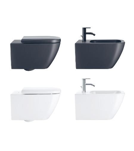 Подвесное биде Duravit Happy D.2   2258151300 антрацит