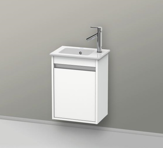 Тумба подвесная под раковину Duravit Ketho KT6417R1818 правая, белая матовая