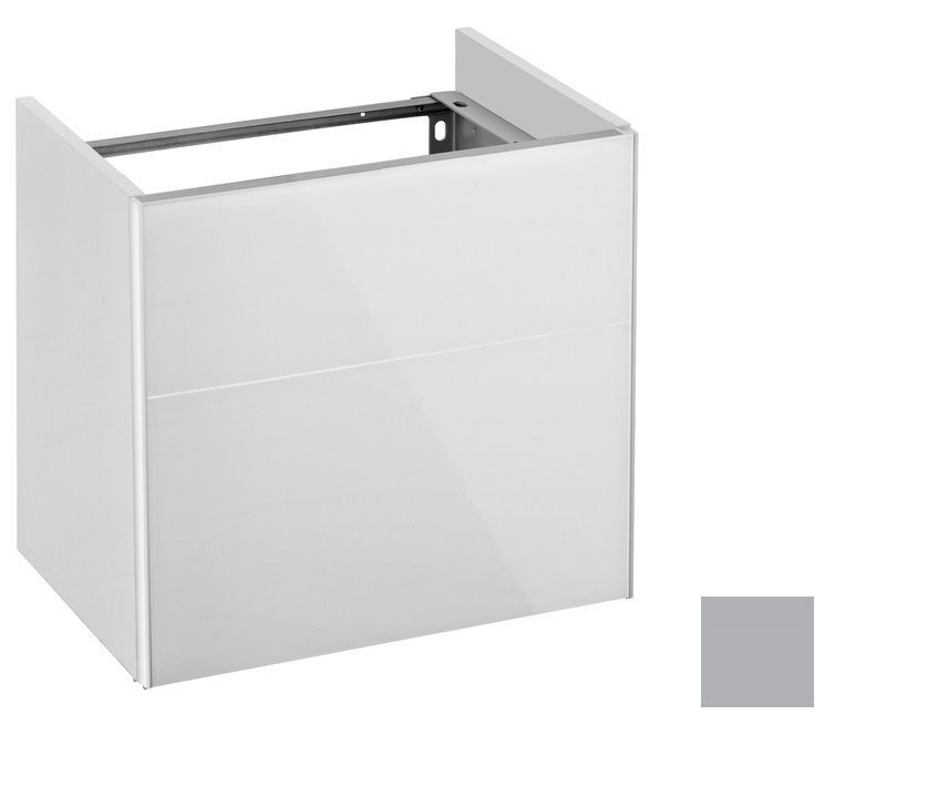 Тумба под умывальник Keuco Royal Reflex  34090 130002 корпус матовый лак/фасад стекло титан
