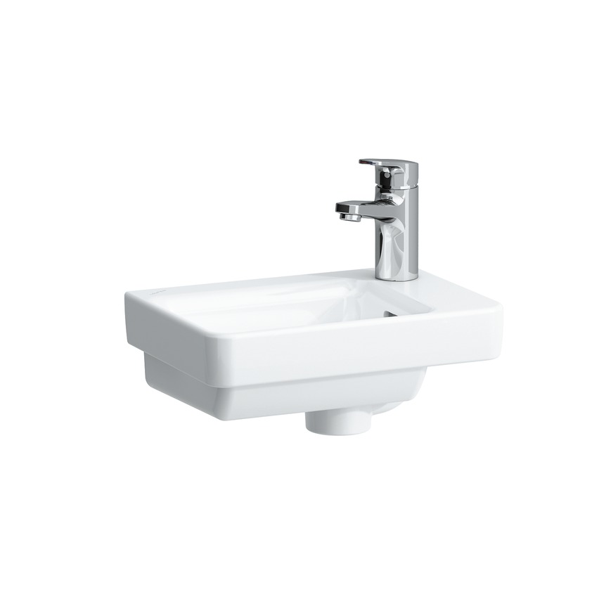 Раковина мини  асимметричная Laufen  Pro  815960  36 см, площадка под смеситель справа
