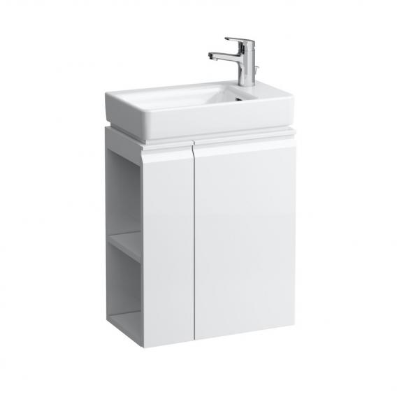 Тумба  асимметричная Laufen  Pro S  4.8300.2.095.475.1 для раковины Pro S  8.1595.4, дверца справа, полки слева, белый глянцевый