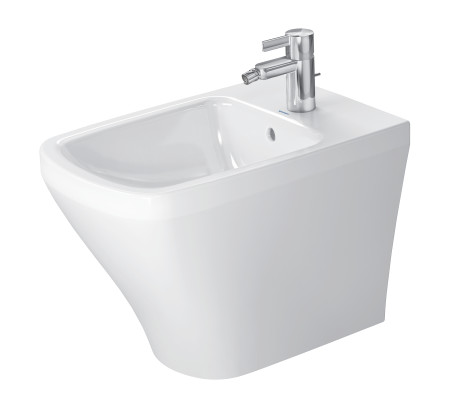 Напольное биде Duravit DuraStyle 2284100000 с переливом, с креплением, пристенный вариант, белое