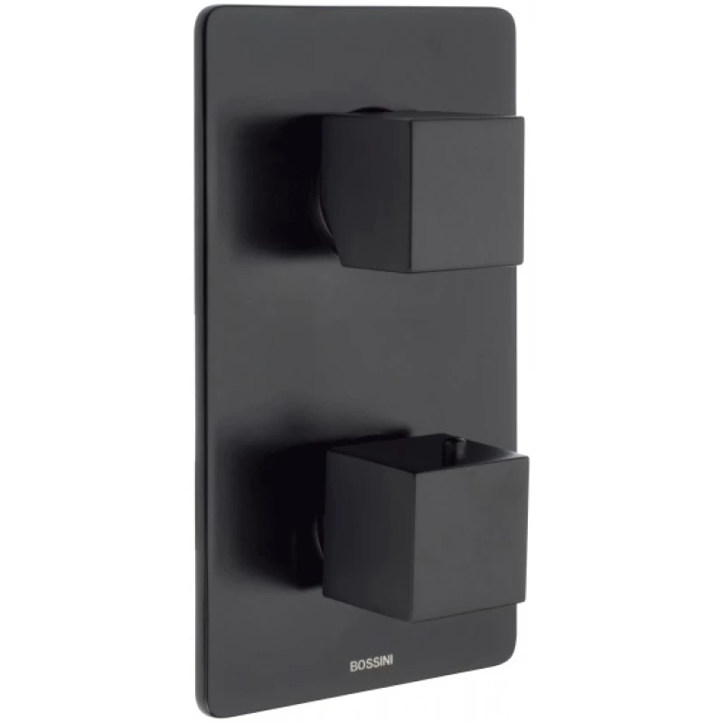 Наружная часть смесителя для ванны BOSSINI CUBE NEW Z00062.073 Чёрный матовый