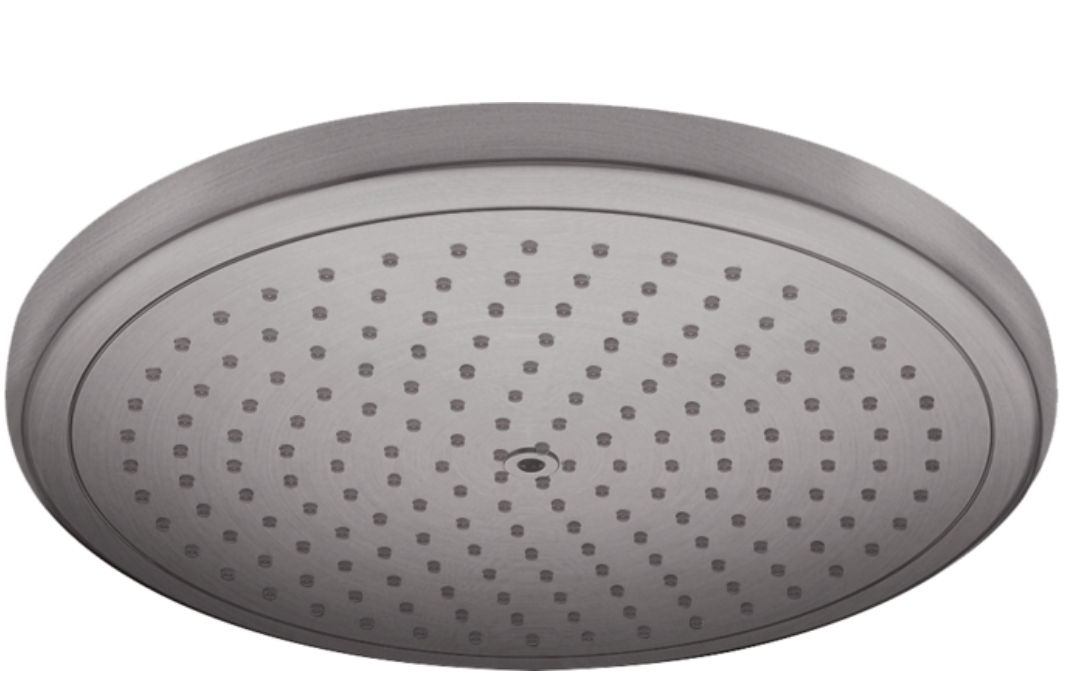 Верхний душ круглый HANSGROHE Croma 26220340 280, 1jet, цвет Шлифованный чёрный хром