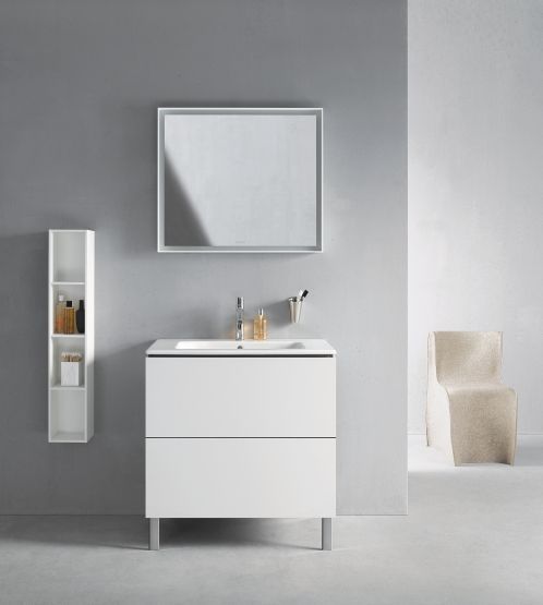 Тумба подвесная под раковину Duravit L-Cube LC625602222 белый глянцевый