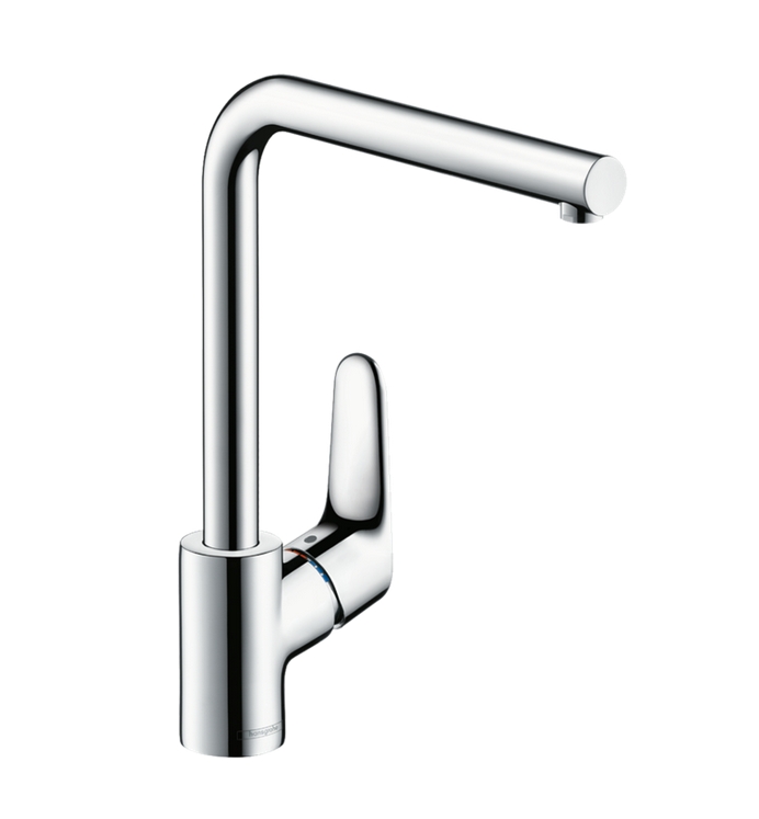 Кухонный смеситель однорычажный 1jet HANSGROHE Focus M 41 31817000 280 мм, цвет Хром