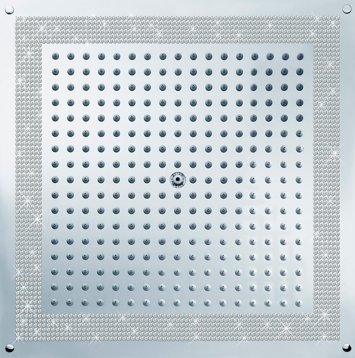 Верхний душ потолочный BOSSINI DREAM CUBE H38459.030 470 мм х 470 мм, Хром