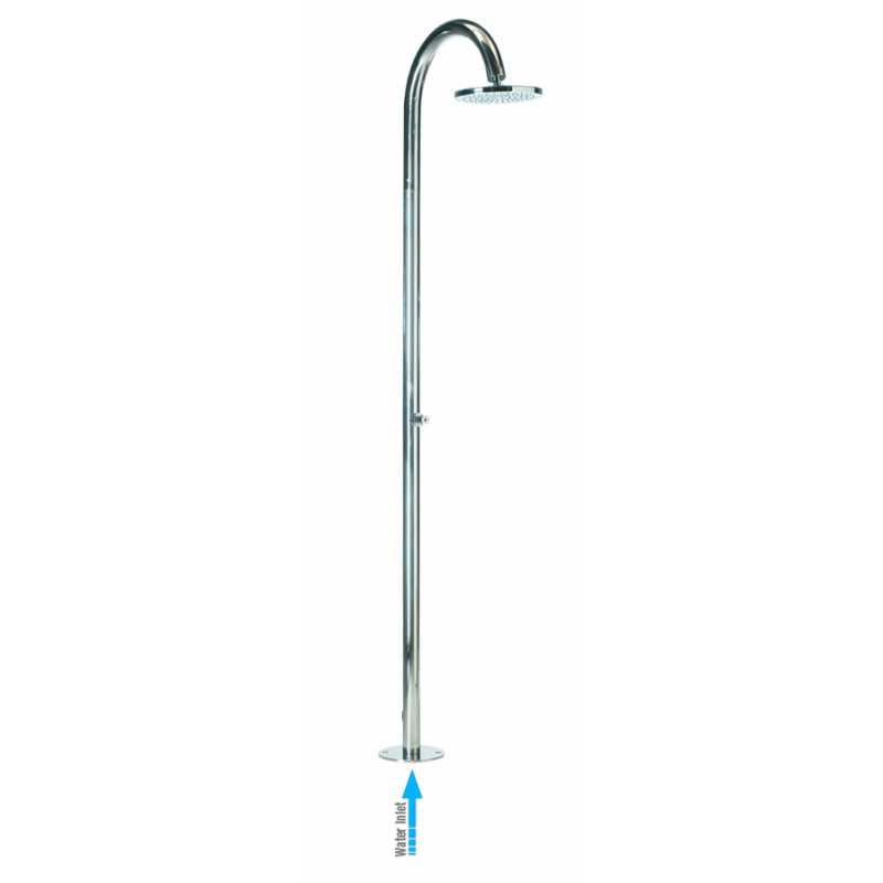 Душевая колонна Bossini Outdoor/Indoor Columns OKI Floor L00830 из нержавеющей стали (изделие снято с производства)