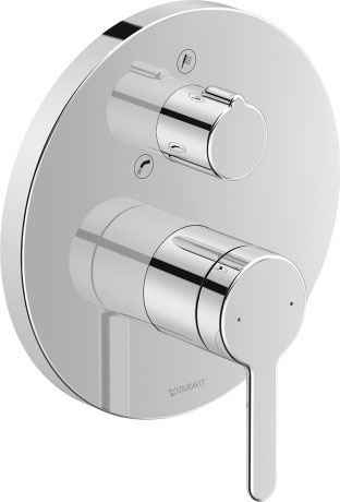 Однорычажный смеситель для душа Duravit С.1 C15210018010, хром