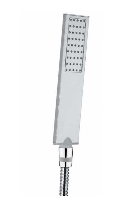 Однорычажный смеситель для ванны настенный BOSSINI GILLO Z00727.094 с лейкой, держателем и шлангом, цвет Шлифованный никель