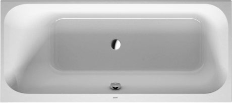 Акриловая ванна Duravit Happy D2 700310000000000 1700 х 700 c наклоном для спины слева, встраиваемая, белая