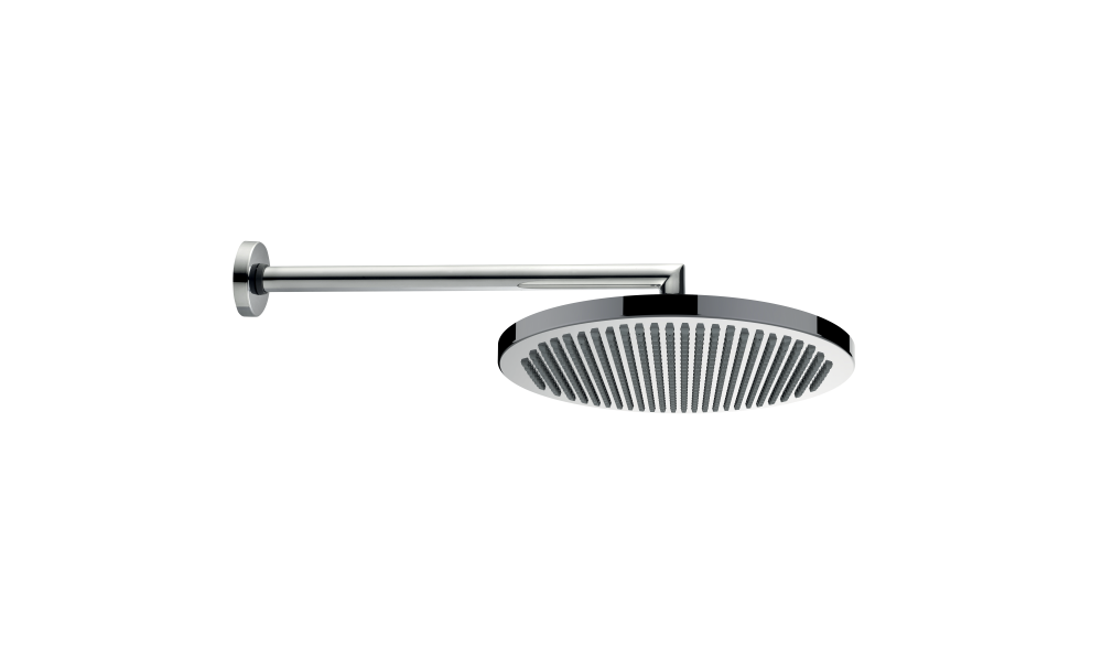 Настенный верхний душ BOSSINI Apice H70430H.030 280 мм, с кронштейном 350 мм, хром
