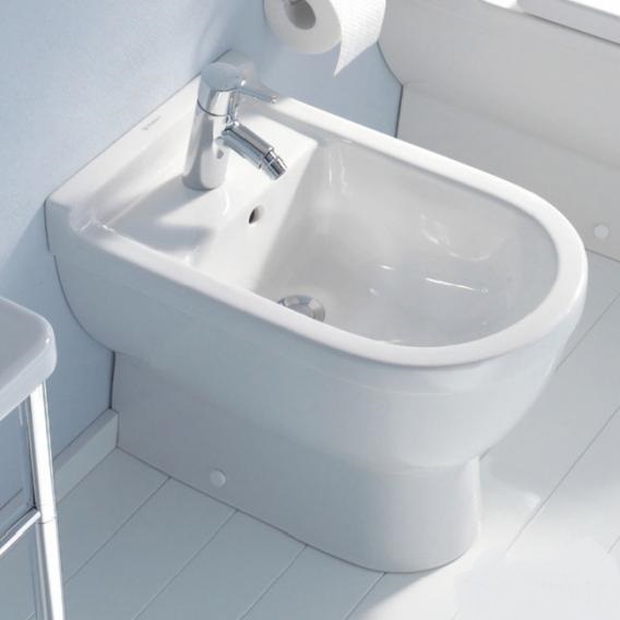 Напольное биде Duravit Starck 3 2230100000 с переливом, с креплением, белое