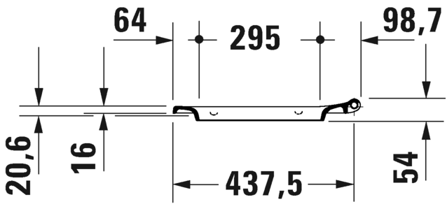 Сиденье c крышкой для унитаза Duravit Viu 0021110000 белое