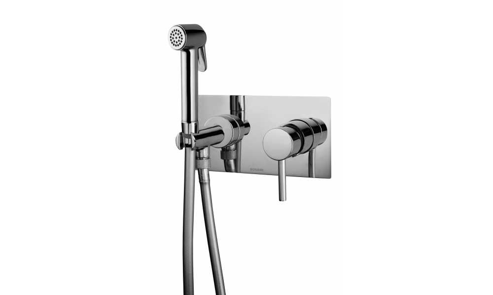 Гигиенический душ со смесителем Bossini Paloma Brass Z005395 Хром (комплект) (изделие снято с производства)