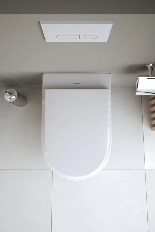 Сиденье для унитаза с крышкой DURAVIT QATEGO  0026890000 Soft-close, дизайнерская модель - Design by Studio F. A. Porsche , цвет Белый глянцевый 