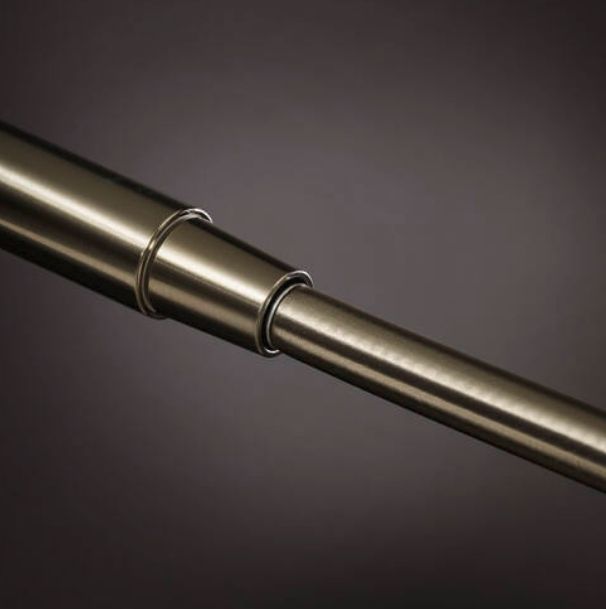 Душевой комплект HANSGROHE Raindance Select S240 1jet 27633140 Showerpipe с термостатом, цвет Шлифованная бронза