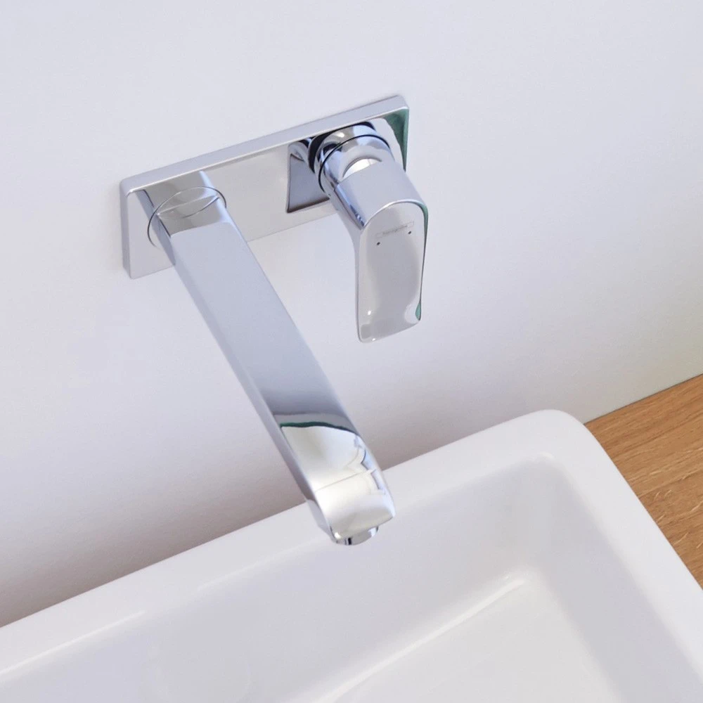 Смеситель для раковины настенный Hansgrohe Metris 31086000 Хром