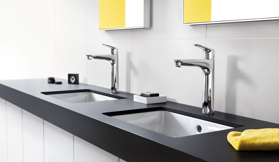 Однорычажный смеситель для раковины HANSGROHE Focus 31608000 190 мм, с донным клапаном, цвет Хром