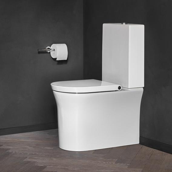 Унитаз напольный Duravit White Tulip 2197090000 370 мм х 650 мм, с вертикальным смывом, Vario, с HygieneFlush, с креплением, белый