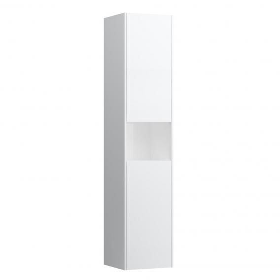 Высокий шкаф-пенал  Laufen Base  4.0270.1.110.260.1    165 см, с открытой полкой, 2 двери без ручек, петли слева, белый матовый