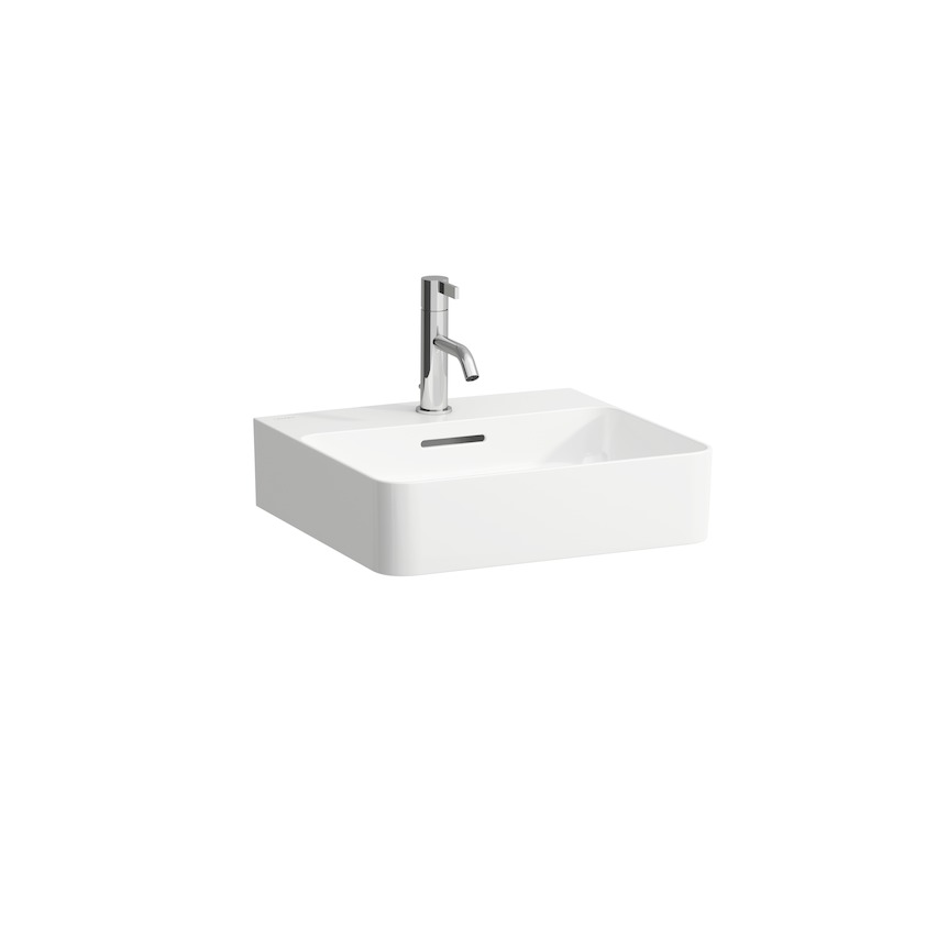 Раковина мини подвесная Laufen  Val  815281  45 см, SaphirKeramik, с отверстием под смеситель