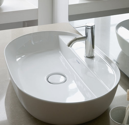Столешница для раковины Duravit Luv LU9468L2525 кварцевый камень песочный структурный