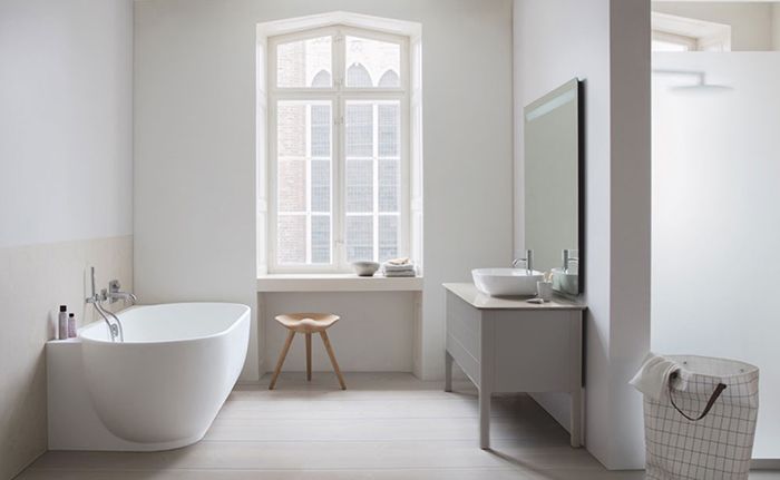 Тумба напольная под столешницу Duravit Luv LU9568L9292 каменно-серый